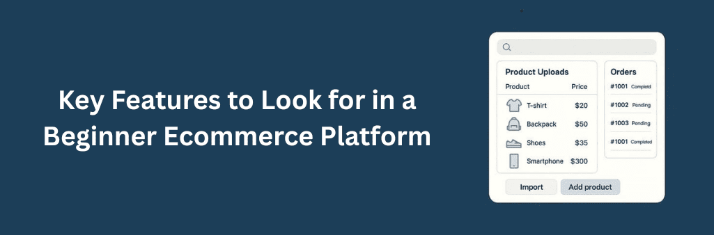 A digital dashboard with product listings and order statuses, featuring the phrase to highlight platform usability.